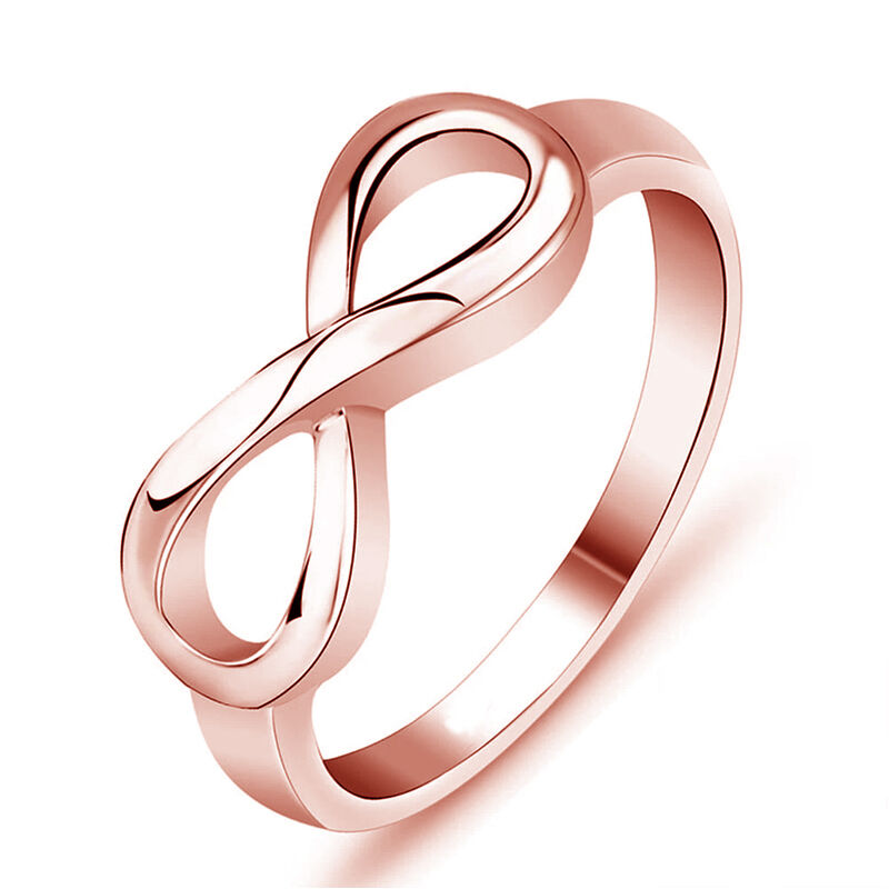 "Love Have No Reason" Personalized Infinity Ring