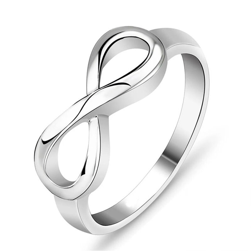 "Love Have No Reason" Personalized Infinity Ring
