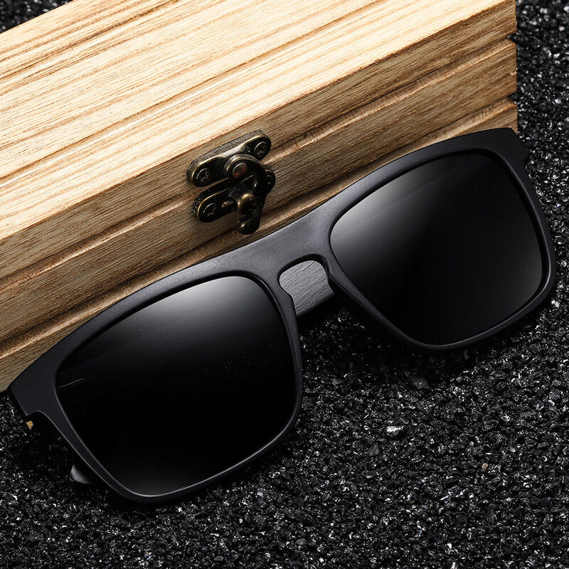 Custom Engraved Wooden Sunglasses Personalized Stylish Father's Day Gift for Dad