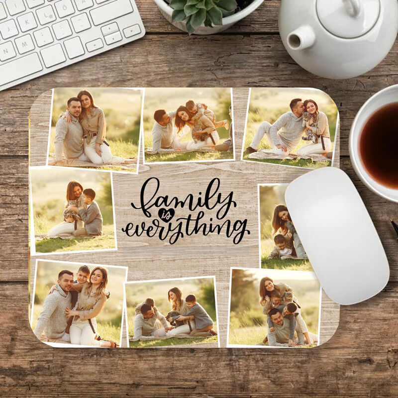 Personalized Picture Mouse Pad Best Present for Family
