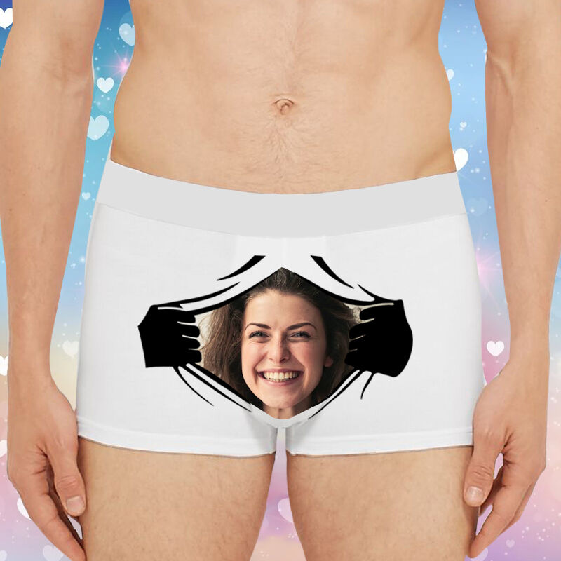 Personalisierte Foto Herren Unterwäsche Boxershorts Exquisites Geschenk für Ihn