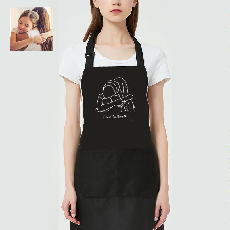 Personalized Picture Apron Wonderful Gift for Family