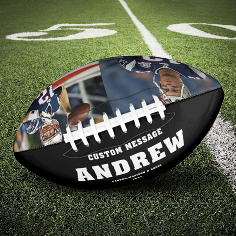 Personalized Football Graduation Gift with Addable Name