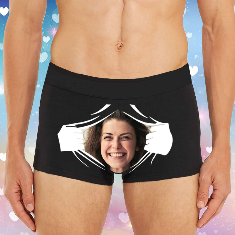 Personalisierte Foto Herren Unterwäsche Boxershorts Exquisites Geschenk für Ihn
