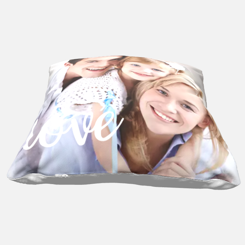 Personalisiertes Foto-Kissen für Familie