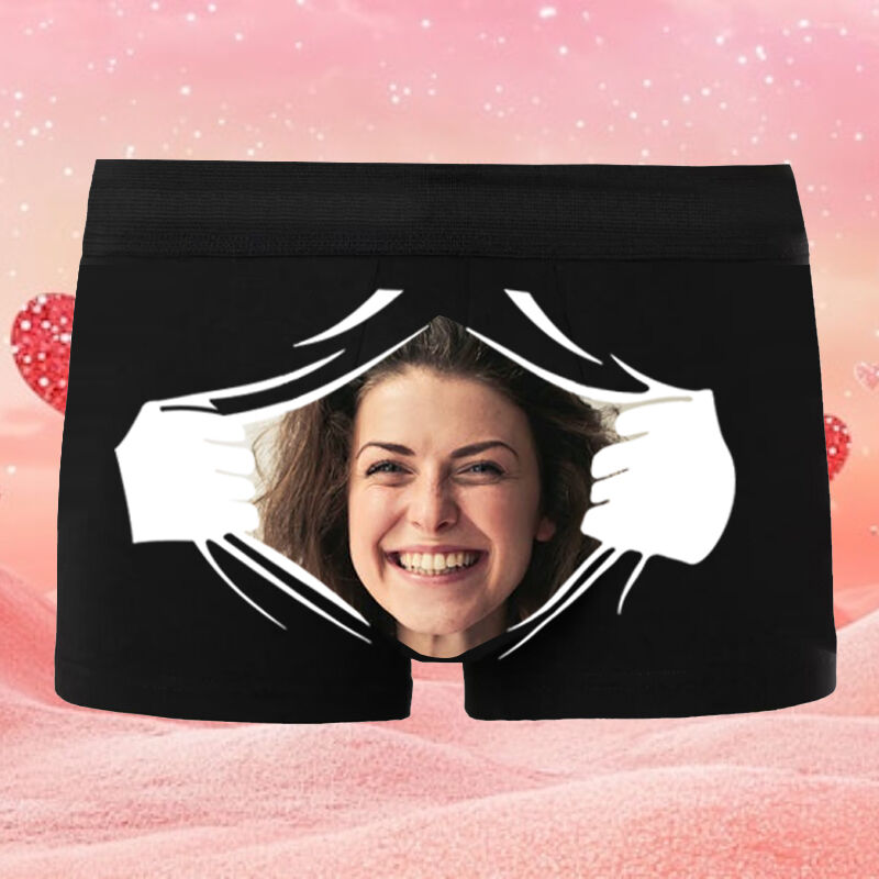 Personalisierte Foto Herren Unterwäsche Boxershorts Exquisites Geschenk für Ihn
